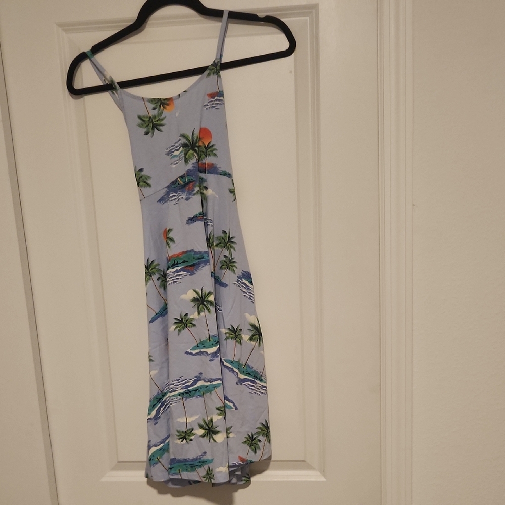 Old Navy Blue Sundress Spaghetti Strap Resort Wear